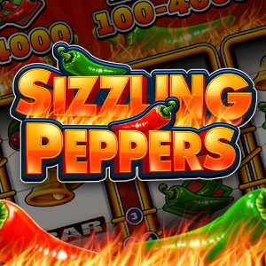 Sizzling Peppers slot logo
