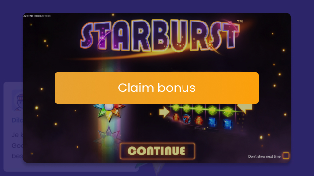 Step 3: Claim the bonus